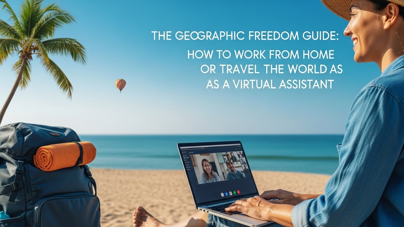 O Guia da Liberdade Geográfica: Como Trabalhar em Casa ou Viajar pelo Mundo Sendo Assistente Virtual