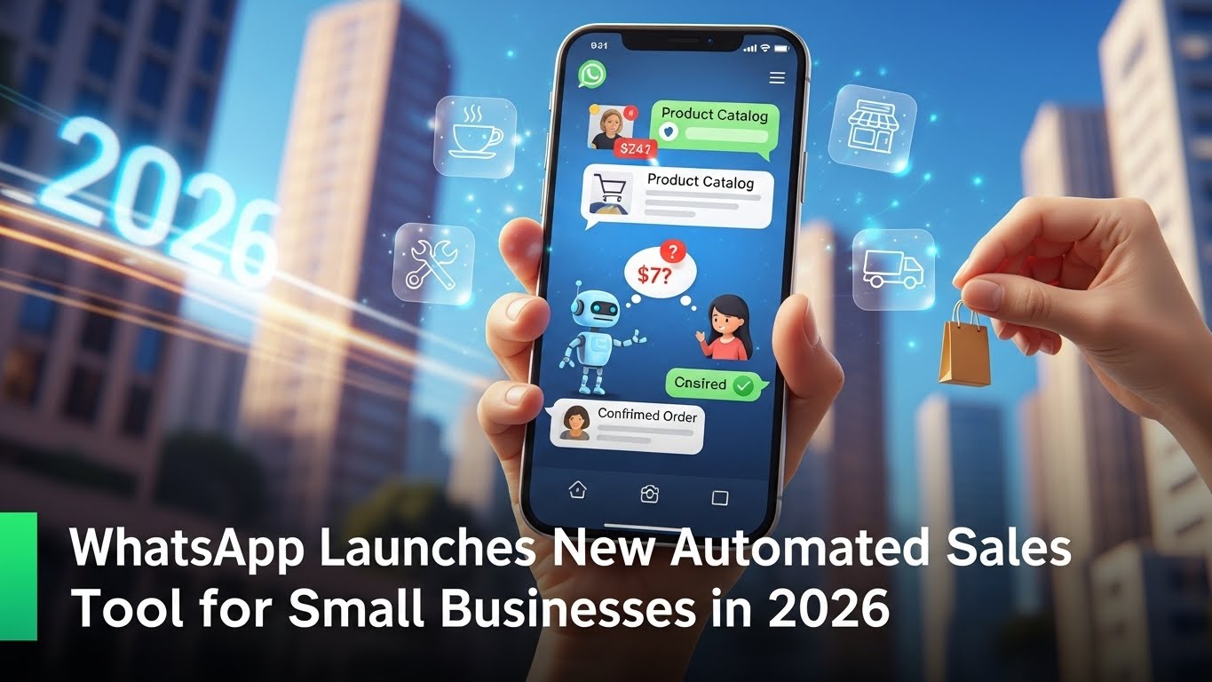 WhatsApp Lança Nova Ferramenta de Vendas Automáticas para Pequenas Empresas em 2026