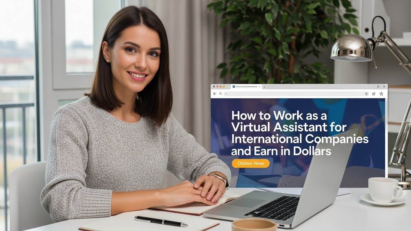 Como Trabalhar como Assistente Virtual para Empresas Internacionais e Ganhar em Dólar