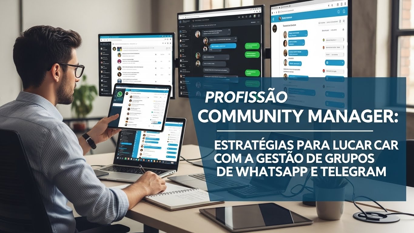 Profissão Gestor de Comunidades: Estratégias para Lucrar Gerenciando Grupos de WhatsApp e Telegram