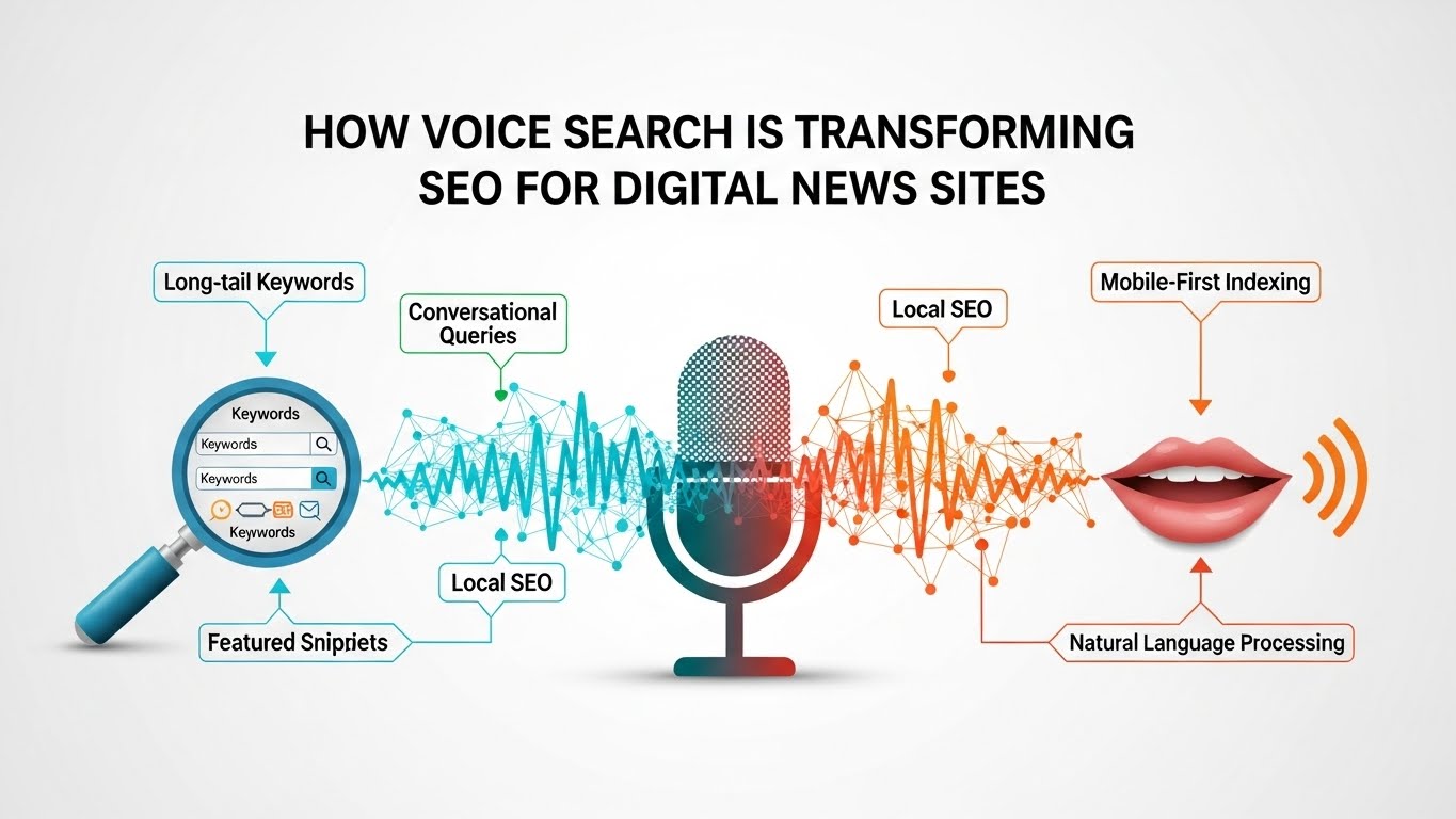 Como a Busca por Voz Está Transformando o SEO em Sites de Notícias Digitais