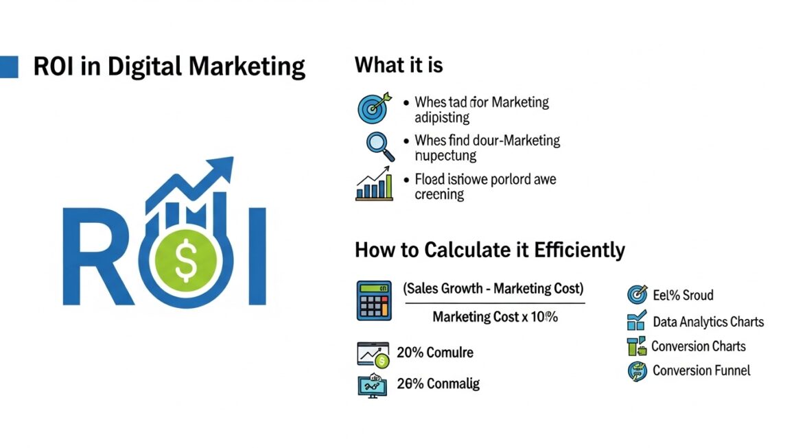 ROI no Marketing Digital: O Que é e Como Calcular de Forma Eficiente