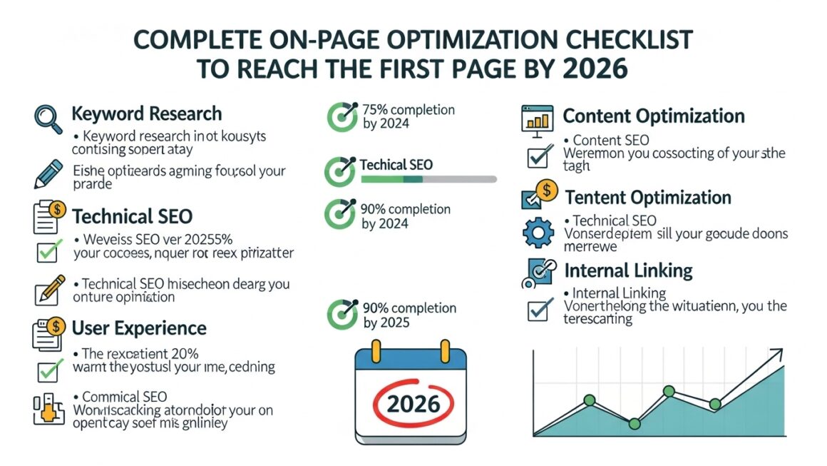 Checklist Completo de Otimização On-Page para Alcançar a Primeira Página em 2026