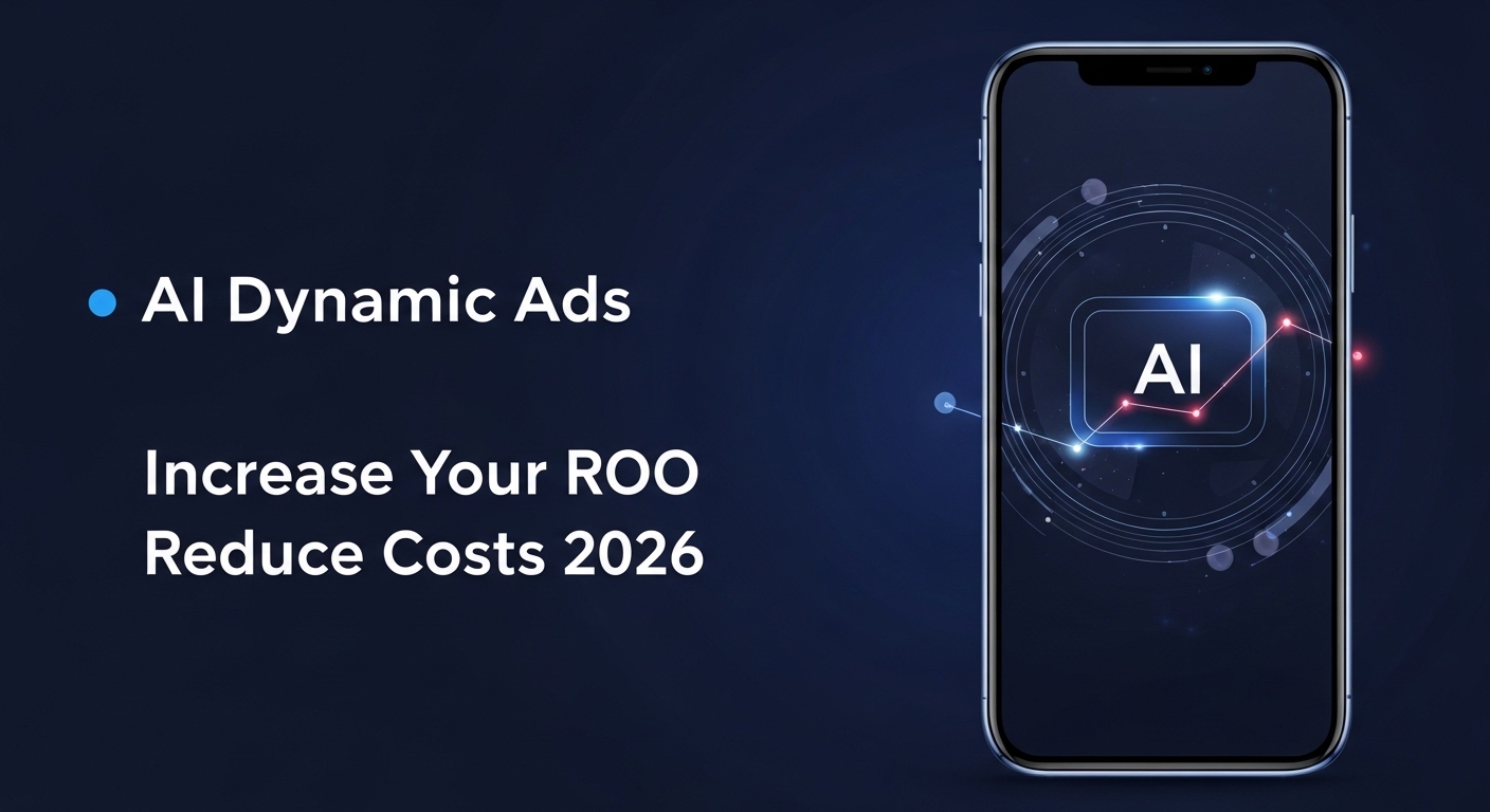 Imagem de um smartphone exibindo gráficos dinâmicos e a sigla AI em um fundo escuro.