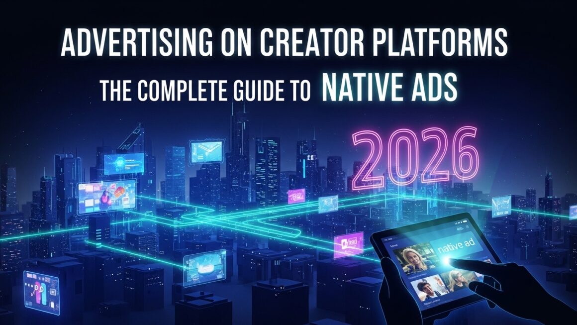 Publicidade em Plataformas de Criadores: O Guia Completo para Anúncios Nativos em 2026