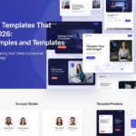 Uma coleção de modelos de landing pages efetivas para 2026, com exemplos de design e chamadas para ação.