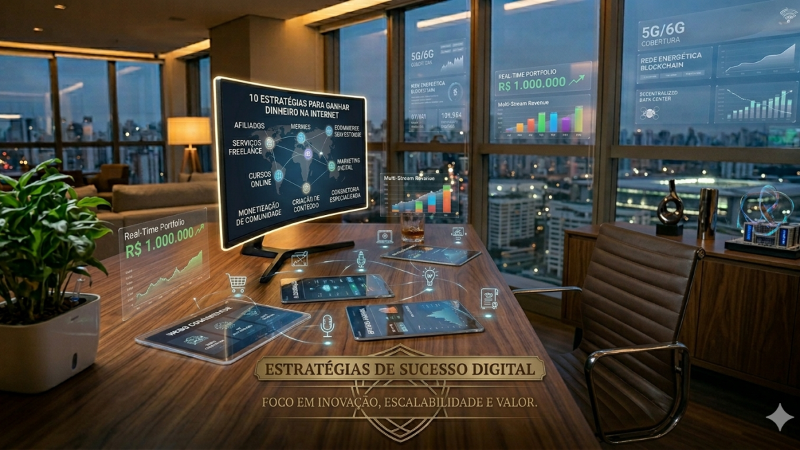 10 Estratégias Eficazes para Ganhar Dinheiro com a Internet
